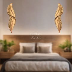 APL-20 25’lik Gold LED Yaprak Model Aplik