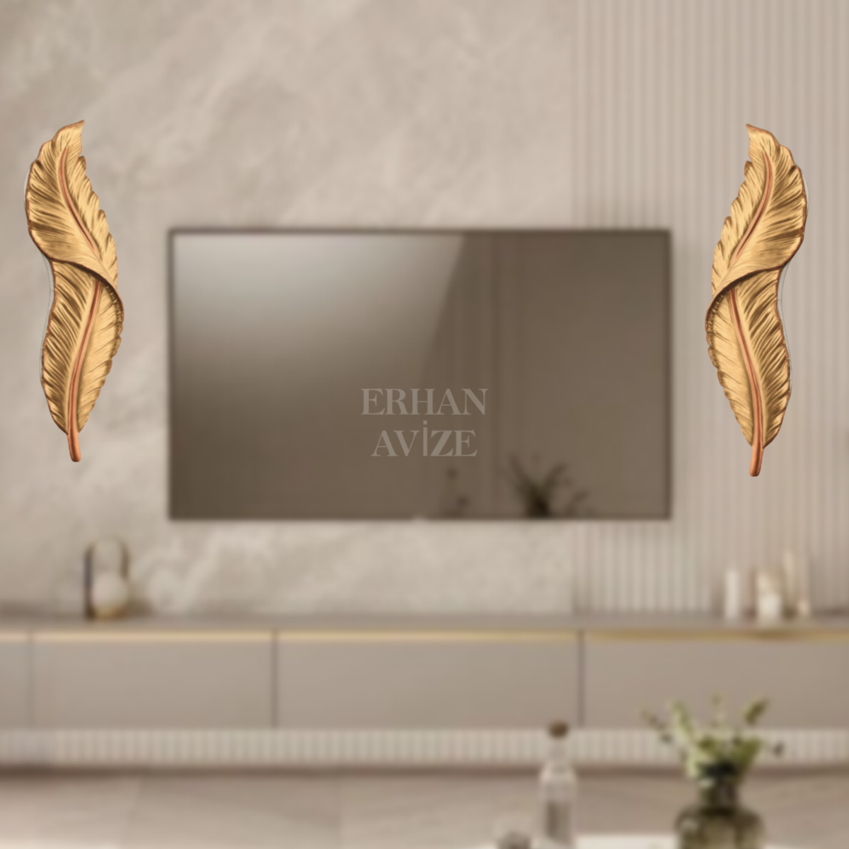 APL-20 25’lik Gold LED Yaprak Model Aplik