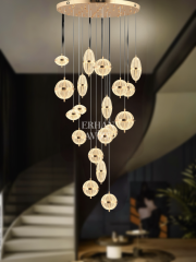 EASD-293-294-295 80’lik Gold Sarkıt LED Avize