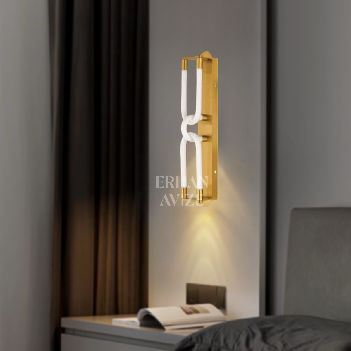 EAKST-23011 17W Gold LED Aplik