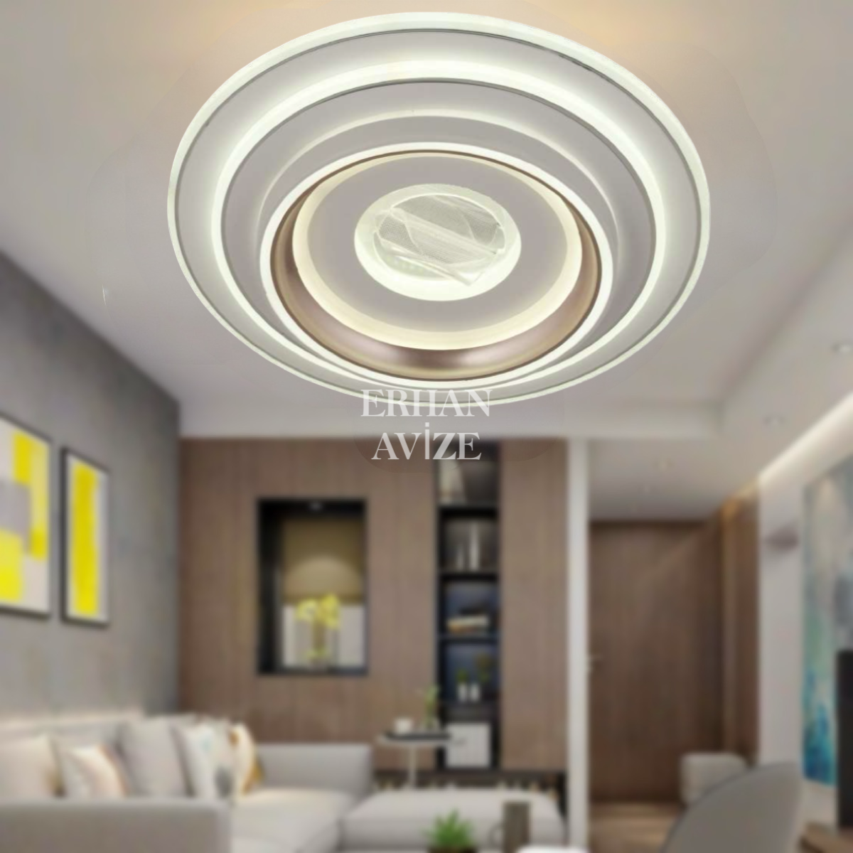 EAEP-32 24’lük Yuvarlak Plafonyer LED Avize