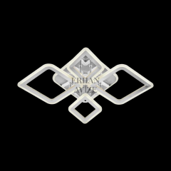 EAEP-28 4’lü Plafonyer Krom LED Avize