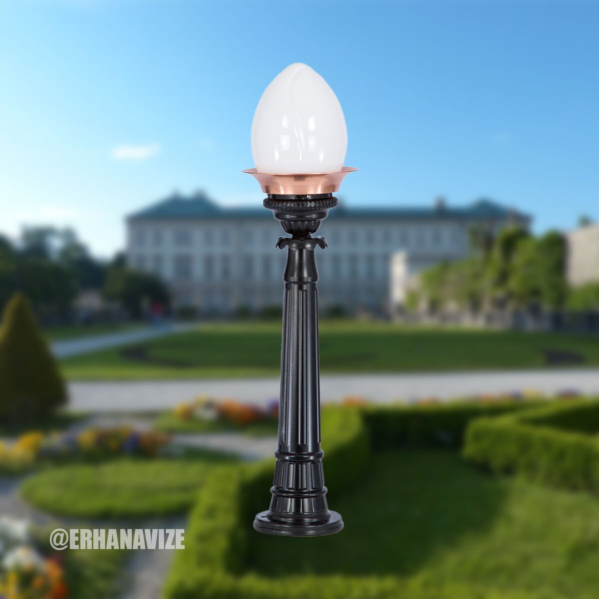 EAŞA-474 Şanlı Aydınlatma Alüminyum Kuşaklı Direkleri