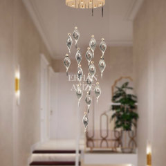 EANS-13 15’li Sarkıt Gold LED Avize