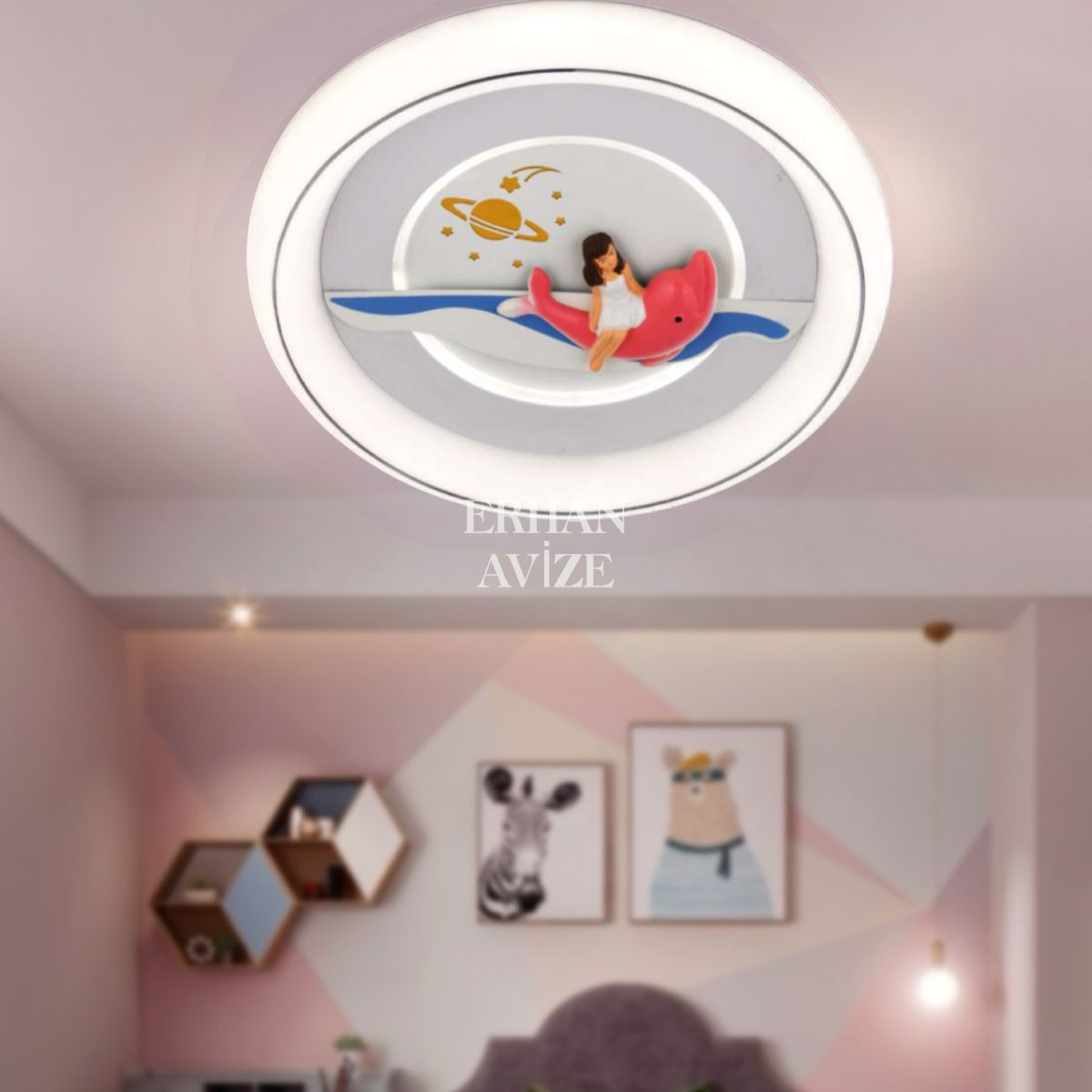 EAEP-55 K 50’lik Çocuk Plafonyer LED Avizs