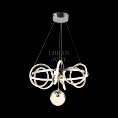 EALD-23 Büyük Toplu Krom LED Avize