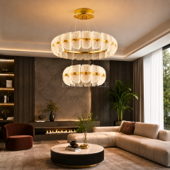 EASD-405 80+50cm Luxury Collection Gold LED Avize