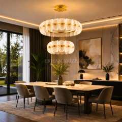 EASD-405 80+50cm Luxury Collection Gold LED Avize