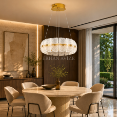 EASD-405 60'lık Luxury Collection Gold LED Avize