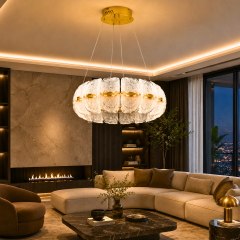 EASD-405 60'lık Luxury Collection Gold LED Avize