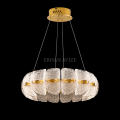 EASD-405 60'lık Luxury Collection Gold LED Avize