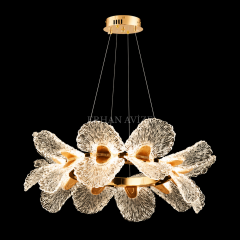 EASD-391 Midye Kabuğu 60'lık Gold LED Avize