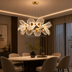 EASD-391 Midye Kabuğu 60'lık Gold LED Avize