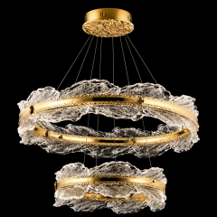 EASD-370 80+50cm Luxury Series Gold LED Avize