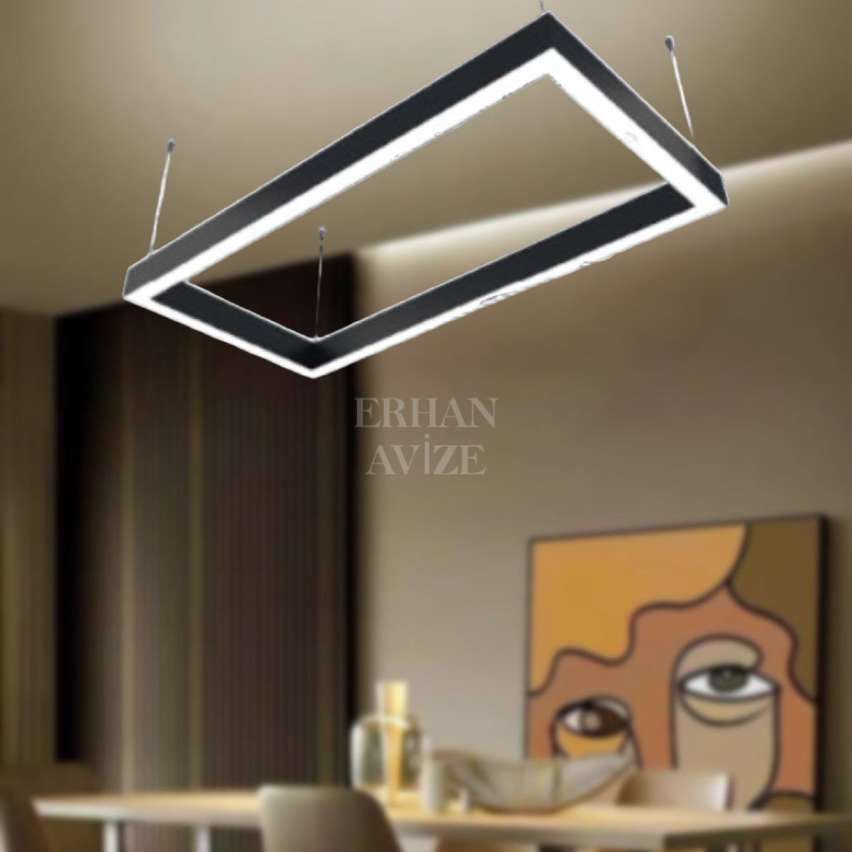 EAAS-4025 60’lık Dikdörtgen LED Linear