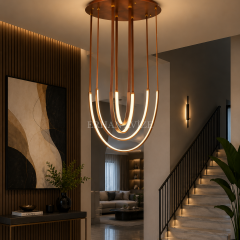 EASD-448 Kemer Model Merdiven Boşluğu Modern LED Avize