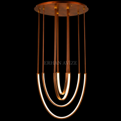 EASD-448 Kemer Model Merdiven Boşluğu Modern LED Avize