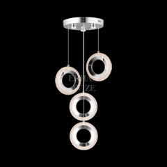 EASD-231 4’lü Sarkıt Krom LED Avize