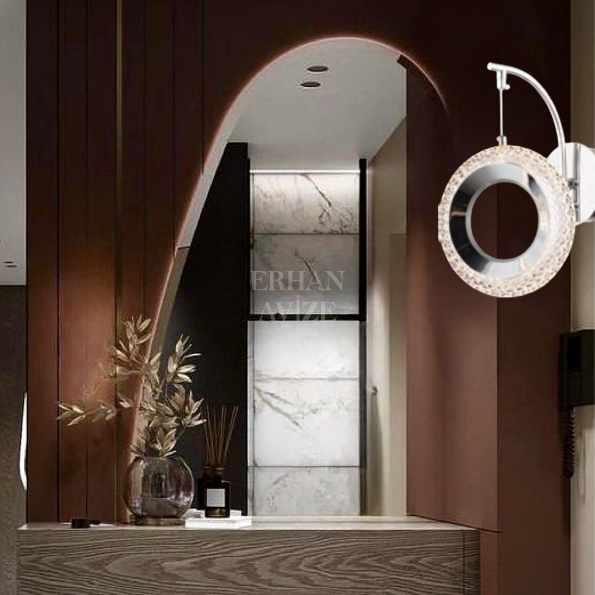 EASD-231 Krom LED Aplik