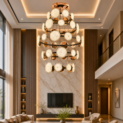 EASD-429 5 Katlı Galeri Boşluğu LED Avize