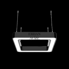 EAAS-3701 60’lık Oval Kare LED Linear
