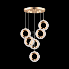 EASD-231  6’lı Sarkıt Gold LED Avize