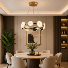 EASD-429 60'lık Gold LED Avize