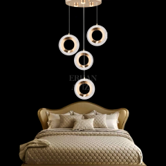 EASD-231 4’lü Sarkıt Gold LED Avize