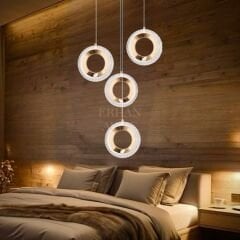 EASD-231 4’lü Sarkıt Gold LED Avize