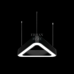 EAAS-3950 60’lık Oval Üçgen LED Linear