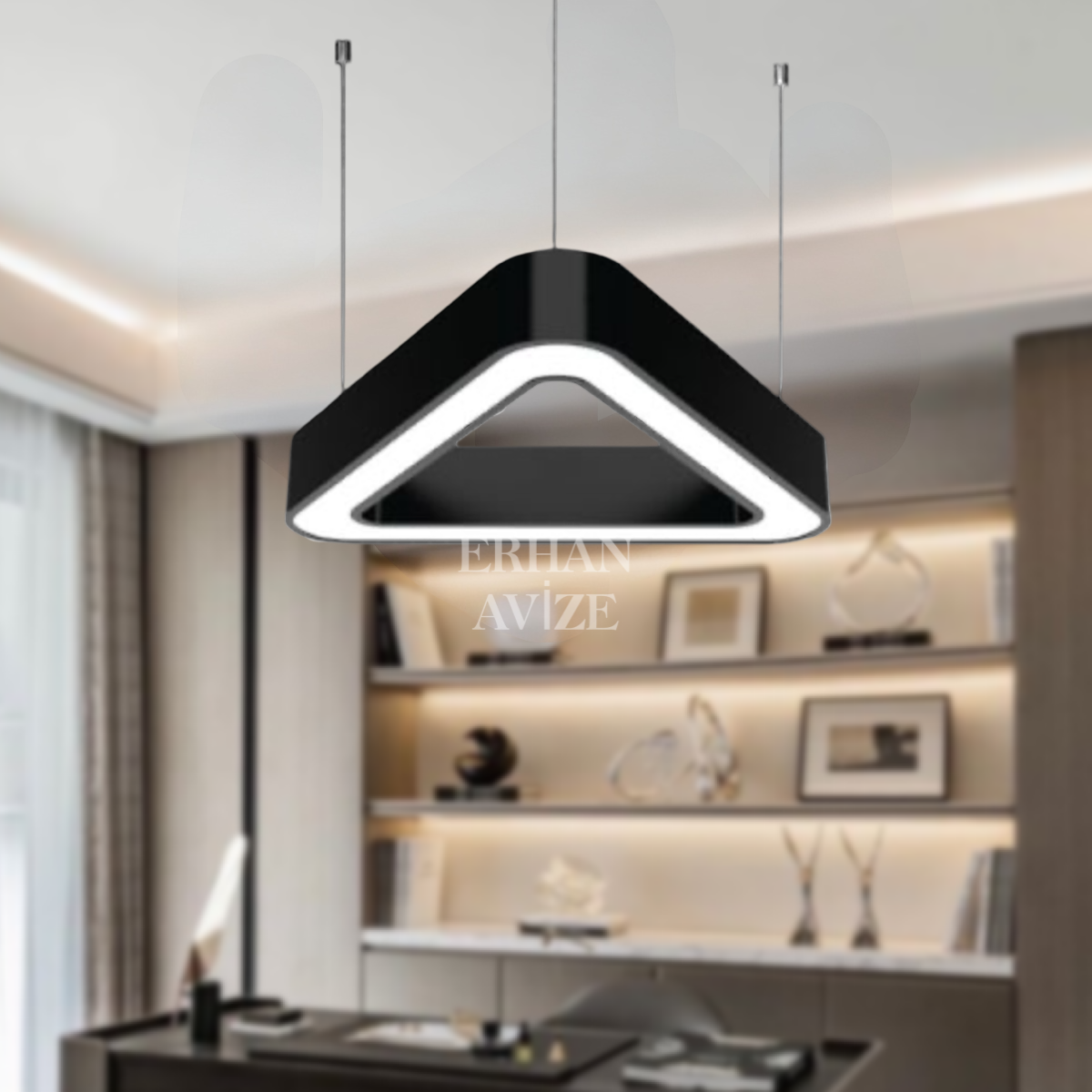 EAAS-3950 60’lık Oval Üçgen LED Linear