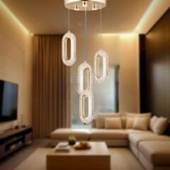 EASD-230 4’lü Sarkıt Gold LED Avize