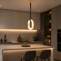 EASD-488 Modern Mermer Kemer LED Avize
