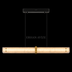EASD-496 Modern Yemek Masası Mermer LED Avize