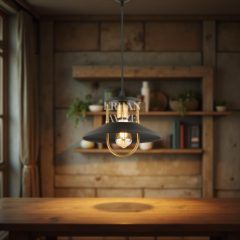 EART-40 30’luk Siyah Retro Avize