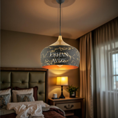 EART-50 30’luk Siyah-Gold Retro Avize