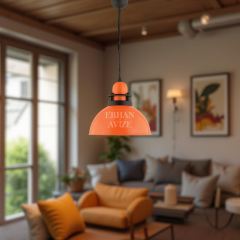 EAET-45 30’luk Turuncu Retro Avize