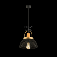 EAYM-3 30’luk Siyah Retro Avize