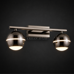 EAPD-186-2’li Modern Platin LED Aplik