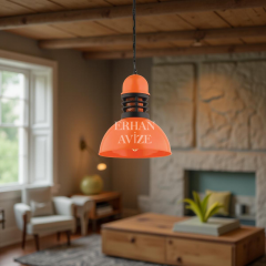 EART-43 30’luk Retro Turuncu Avize