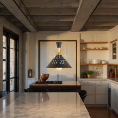 EART-17 25’lik Retro Siyah Avize