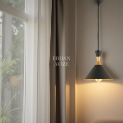 EART-17 25’lik Retro Siyah Avize