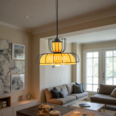 EAYM-9 35'lik Retro Sarı Avize