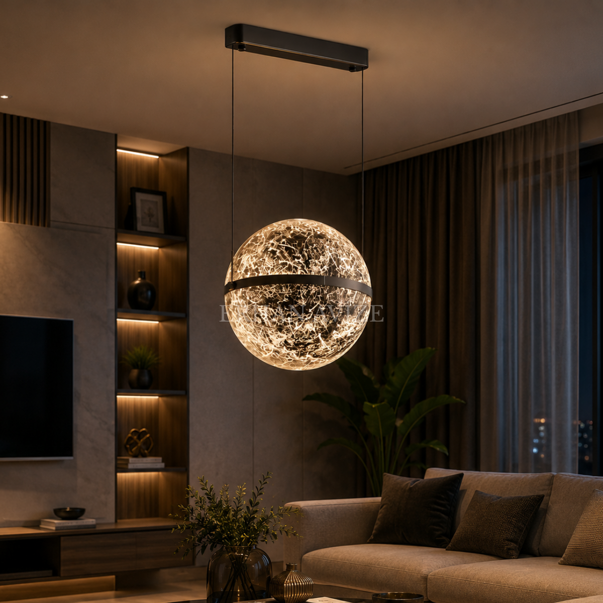 EASD-399-50'lik Modern Küre LED Avize