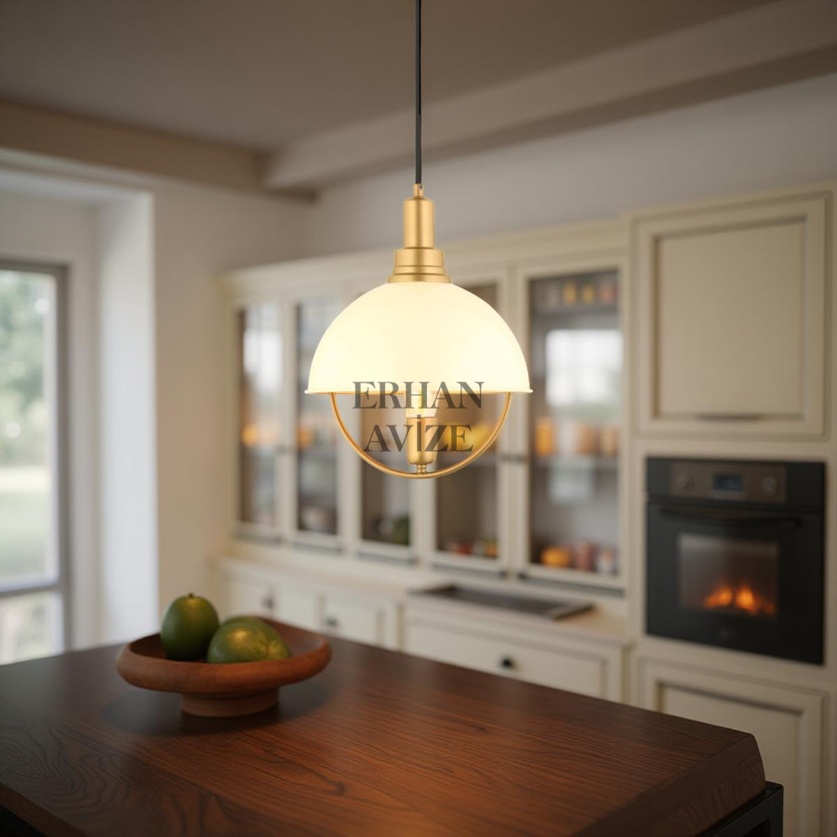 EAYM-1 30’luk Retro Beyaz Avize