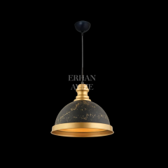 EART-5 30’luk Retro Siyah Avize