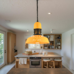 EART-44 35'lik Retro Sarı Avize