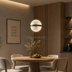 EASD-400-30'luk Modern Küre LED Avize