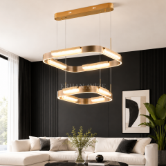 EASD-500-2 Modern İki Katlı LED Avize
