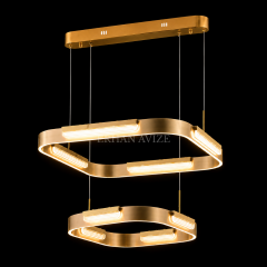 EASD-500-2 Modern İki Katlı LED Avize